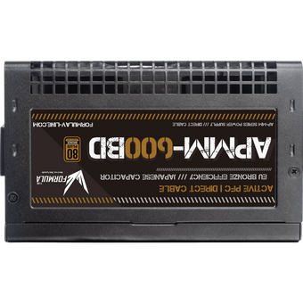  Блок питания Formula APMM-600BD, 600Вт, 120мм, черный, retail 