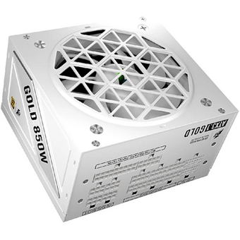  Блок питания 1STPLAYER NGDP Gold 850W White (HA-850BA4) / ATX 3.1, APFC, 80 Plus Gold, LLC+DC-DC, full Japan solid-state caps, 120mm fan, full modular 