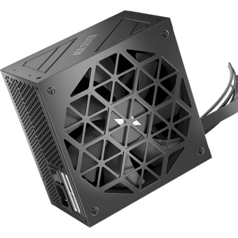  Блок питания 1STPLAYER ACK Silver 750W Black (HA-750BA7-BK) / ATX 3.1, APFC, 80 Plus Silver, DC-DC, full Teapo caps, 140mm fan, non-modular 