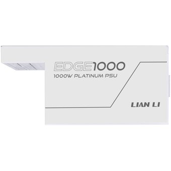  Блок питания Lian Li EG1000 (G9P.EG1000.WE00.RU) / White / ATX 3.1, 1000W, 80 Plus Platinum, PCIe 5.1, APFC, USB HUB, 120mm FDB Fan, Fully Modular 