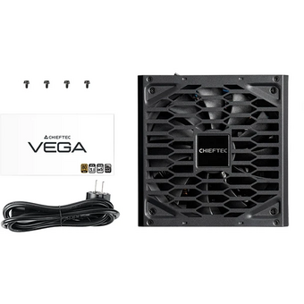  Блок питания Chieftec Vega PPG-750-S (ATX 3.1, 750W, 80 Plus Gold, Active PFC, 135mm fan, Gen5 PCIe) Retail 
