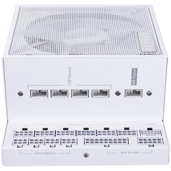  Блок питания Lian Li EG1000 (G9P.EG1000.WE00.RU) / White / ATX 3.1, 1000W, 80 Plus Platinum, PCIe 5.1, APFC, USB HUB, 120mm FDB Fan, Fully Modular 