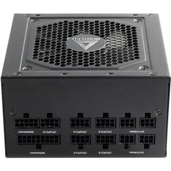  Блок питания Montech Century 850W / ATX 2.43, APFC, 80 Plus Gold, Full Bridge LLC, DC-DC, Japan caps, 120mm fan, full modular 