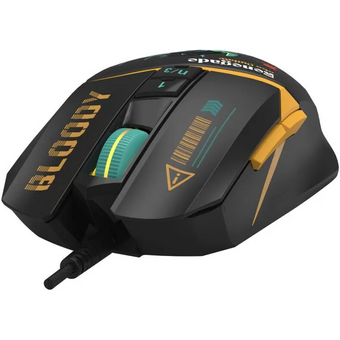  Мышь A4Tech Bloody W63 Max Renegade черный/рисунок 