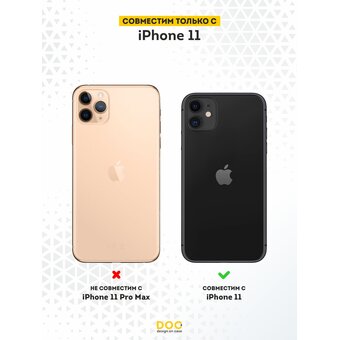  Силиконовый чехол  DesignOnCase для iPhone 11 (Айфон 11), Учиха Итачи 