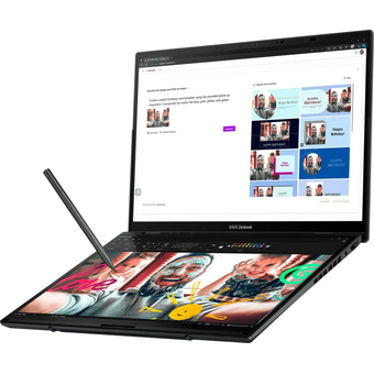  Ноутбук ASUS Zenbook Duo UX8406CA-QL080W (90NB14X1-M00340) Inkwell Gray 