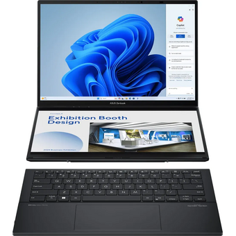 Ноутбук ASUS Zenbook Duo UX8406CA-QL080W (90NB14X1-M00340) Inkwell Gray 