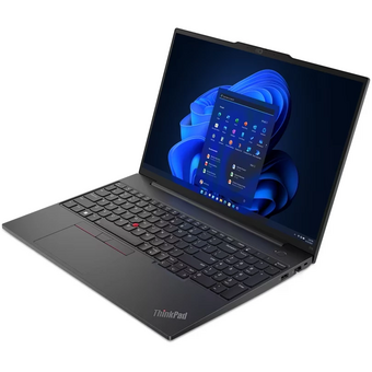  Ноутбук Lenovo ThinkPad E16 G2 (21M5S08M00) Ryzen 7 7735HS 16Gb SSD512Gb AMD Radeon 16" IPS WUXGA (1920x1200) Windows 11 Pro black WiFi BT Cam 