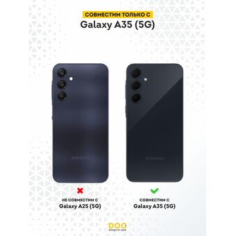  Силиконовый чехол DesignOnCase для Galaxy A35 (5G) (Галакси А35 5Джи), Алое сердце 
