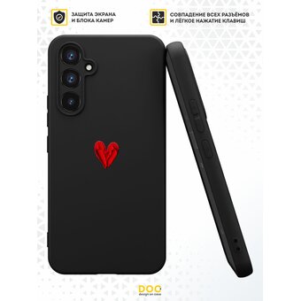  Силиконовый чехол DesignOnCase для Galaxy A35 (5G) (Галакси А35 5Джи), Алое сердце 