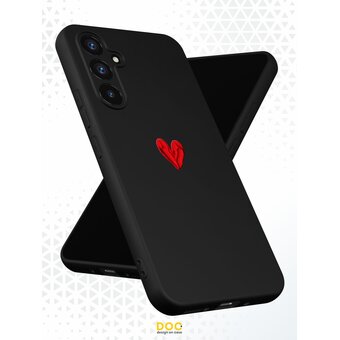  Силиконовый чехол DesignOnCase для Galaxy A35 (5G) (Галакси А35 5Джи), Алое сердце 