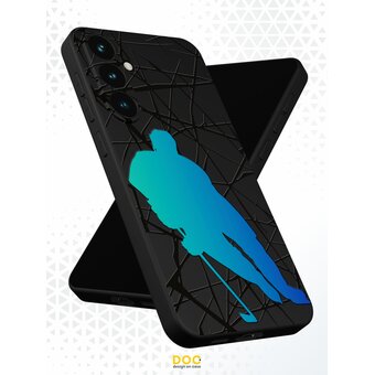  Силиконовый чехол DesignOnCase для Galaxy S24FE (Галакси С24 ФЕ), Хоккеист 