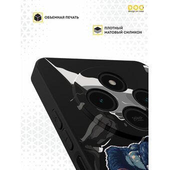  Силиконовый чехол DesignOnCase для Redmi 14C (4G)/Poco C75 (4G) (Редми 14Ц 4Джи и Поко Ц75 4Джи), Горилла 