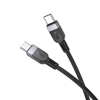  Кабель HOCO X109 Energy 60W silicone charging data cable Type-c to Type-c (L=2M) - Black 