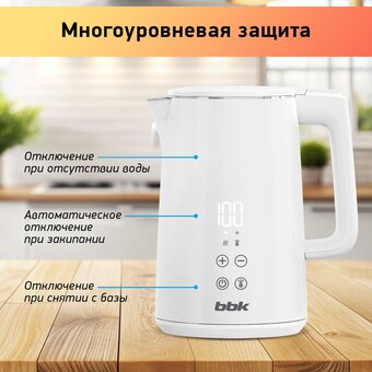  Электрочайник BBK EK1500 белый 