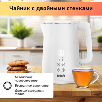  Электрочайник BBK EK1500 белый 