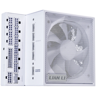  Блок питания Lian Li EG0850 (G9P.EG0850.WE00.RU) / White / ATX 3.1, 850W, 80 Plus Platinum, PCIe 5.1, APFC, USB HUB, 120mm FDB Fan, Fully Modular 