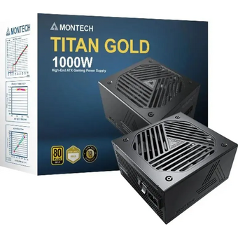  Блок питания MONTECH Titan Gold Gen.5 (TIS0125), 1000Вт, 135мм, retail 