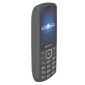  Мобильный телефон MAXVI P33 Dark Grey 