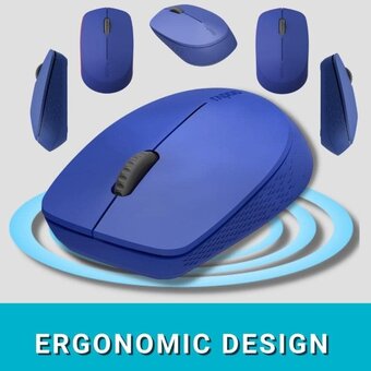  Мышь RAPOO M100 Multi-mode Wireless Mouse Blue 