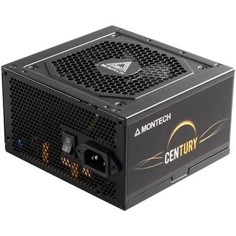  Блок питания Montech Century 650W / ATX 2.43, APFC, 80 Plus Gold, Full Bridge LLC, DC-DC, Japan caps, 120mm fan, full modular 