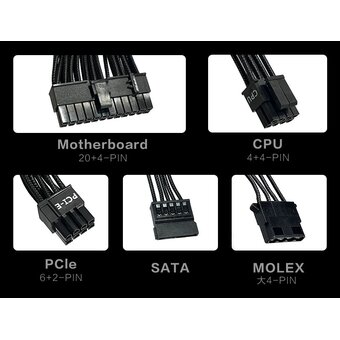  Блок питания PHANTEKS AMP BH 650W (PH-P650B_BK01) (80 Plus Bronze, ATX 3.1, APFC, 120mm Fan, Black) 