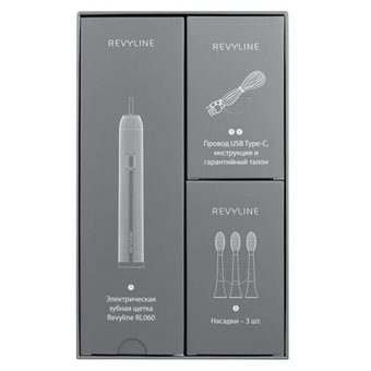  Электрическая зубная щетка Revyline RL 060 белый 
