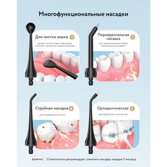  Ирригатор Fairywill F5020E черный (000011) 