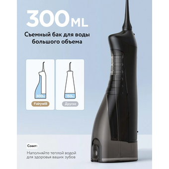 Ирригатор Fairywill F5020E черный (000011) 