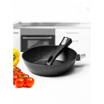 Сковорода Servitta Black stone Sr0163 24см 