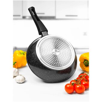  Сковорода Servitta Black stone Sr0163 24см 
