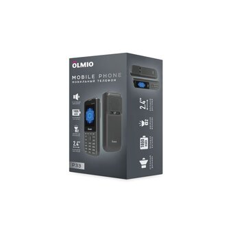  Мобильный телефон Olmio P33 (046388) Black 