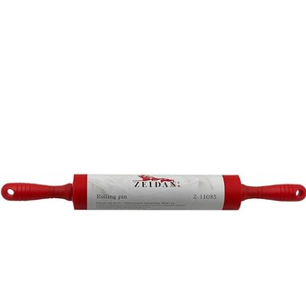  Скалка для теста ZEIDAN Z-11085 красная 
