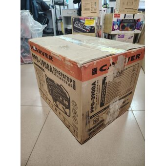  УЦ Генератор Carver PPG- 3900А (плохая упаковка, б/у, замена коленвала, маховика, стартера, крышки альтернатора) 