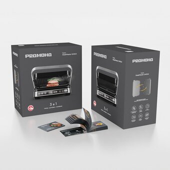  Гриль Redmond SteakMaster GM-304 cеребро 