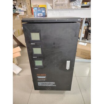  УЦ Стабилизатор напряжения Ресанта ACH-30000/3-ЭМ серый (плохая упаковка, б/у, замена платы управления, нет документации) 