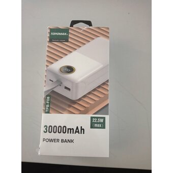  УЦ Аккумулятор внешний резервный TOPOMAX TPB-F08 30000mAh PD22.5W черный (Плохая упаковка) 