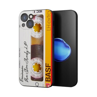  Силиконовый чехол Mcover для iPhone 13 (Айфон 13 ), Кассета V.2 