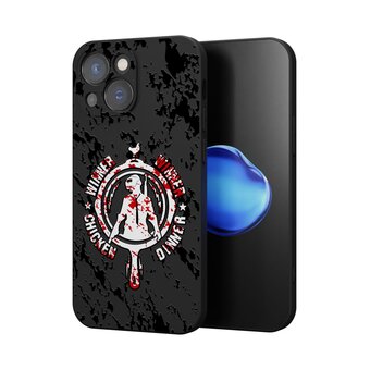  Силиконовый чехол Mcover для iPhone 14 (Айфон 14), Сковородка 