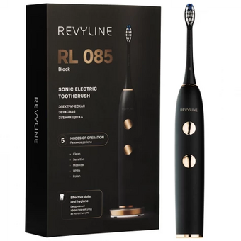  Электрическая зубная щетка Revyline RL 085 (8119) чёрная 