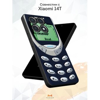  Силиконовый чехол Mcover для Xiaomi 14T (Сяоми 14Т), Нокиа 