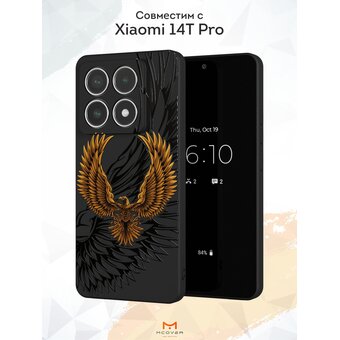  Силиконовый чехол Mcover для Xiaomi 14T Pro (Сяоми 14Т Про), Орел в полете 