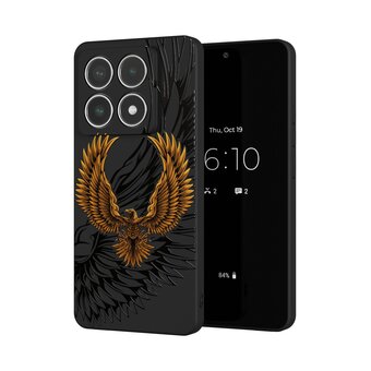  Силиконовый чехол Mcover для Xiaomi 14T Pro (Сяоми 14Т Про), Орел в полете 