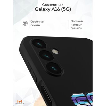  Силиконовый чехол Mcover для Galaxy A16 (5G) (Галакси А16 5Джи), Сега. Соник 