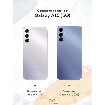  Силиконовый чехол Mcover для Galaxy A16 (5G) (Галакси А16 5Джи), Сега. Соник 