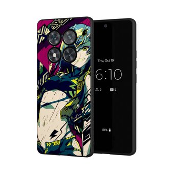  Силиконовый чехол Mcover для Redmi Note 14 Pro (5G) / Poco X7 (5G) (Редми Нот 14 Про 5Джи и Поко Икс7 5Джи), Девушка-демон, аниме 