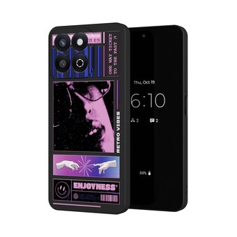  Силиконовый чехол Mcover для Honor X7C (Хонор ИКС7 Ц), Enjoyness 