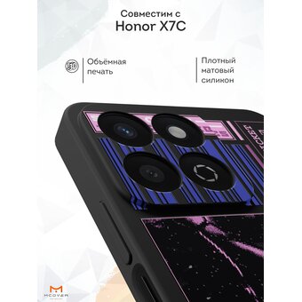 Силиконовый чехол Mcover для Honor X7C (Хонор ИКС7 Ц), Enjoyness 