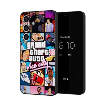  Силиконовый чехол Mcover для Galaxy S25 (Галакси С25), GTA 