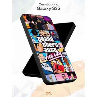  Силиконовый чехол Mcover для Galaxy S25 (Галакси С25), GTA 